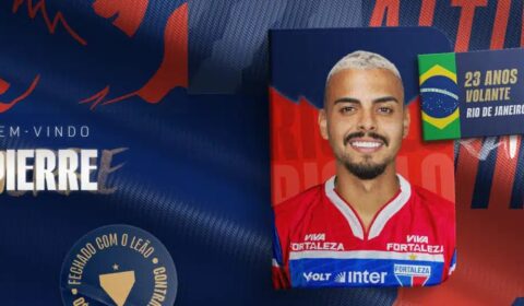 Fortaleza se acerta com clube mineiro e anuncia volante Pierre
