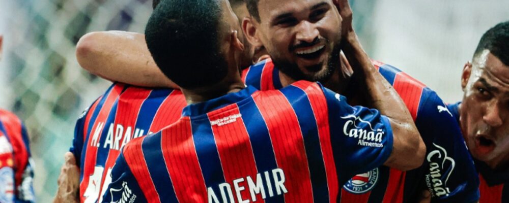 Willian José faz dois, e Bahia vence São Paulo pelo Brasileirão