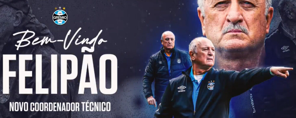 Grêmio anuncia a contratação de Felipão