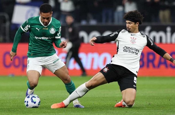 Corinthians bate o Palmeiras e sai em vantagem na Copa do Brasil