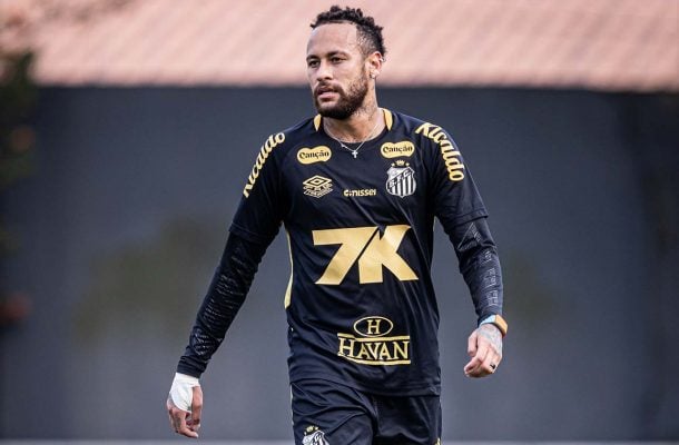 Neymar vai a campo e pode reforçar o Santos contra o Fluminense