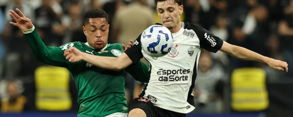 Palmeiras leva empate do Corinthians e termina rodada atrás do Cruzeiro no Brasileiro