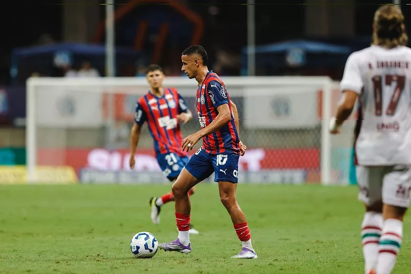 Juba celebra vantagem do Bahia diante do Fluminense na Copa do Brasil (Fotos: Letícia Martins/ECB)