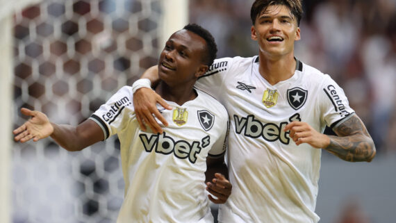 Botafogo venceu clássico contra o Vasco no Brasileiro (foto: Vitor Silva/Botafogo)