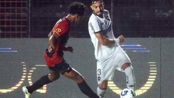 Botafogo luta muito e vence o Sport com gol no fim (foto: Foto: Vitor Silva / BFR)