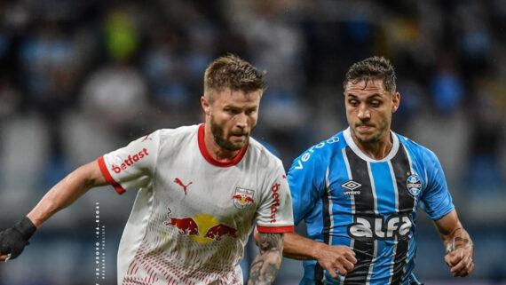 Bragantino e Grêmio empataram pelo Brasileiro (foto: Divulgação/Red Bull Bragantino)