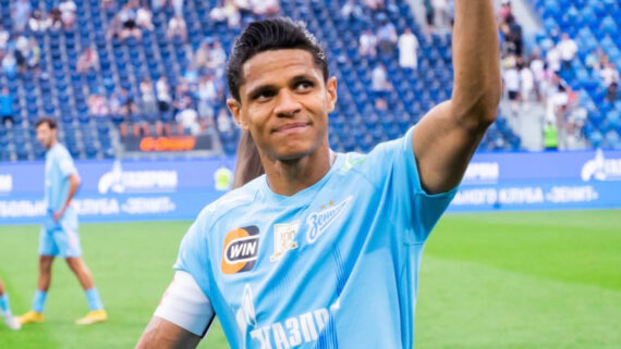 Douglas Santos, lateral-esquerdo do Zenit-RUS e ex-jogador do Atlético (foto: Divulgação/Zenit)