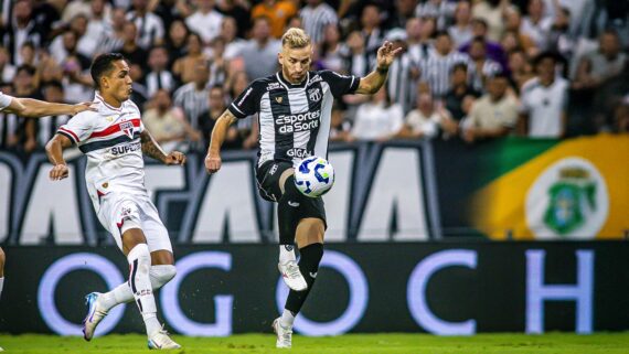 Lance em Ceará x São Paulo (foto: Stephan Eilert/Ceará SC)