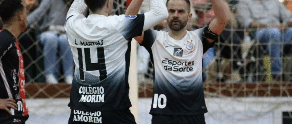 Com vitória no Paulista de Futsal, Corinthians encerra sequência sem vencer na temporada de 2025