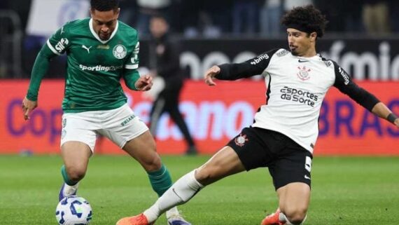 Corinthians sai na frente no duelo da Copa do Brasil (foto: Foto: Cesar Greco/Palmeiras)