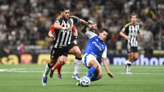 Atlético perdeu para o Cruzeiro por 2 a 0, na Arena MRV (foto: Ramon Lisboa/EM/D.A. Press)