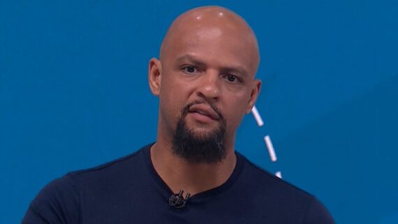 Felipe Melo, ex-jogador e comentarista do SporTV (foto: Reprodução/SporTV)
