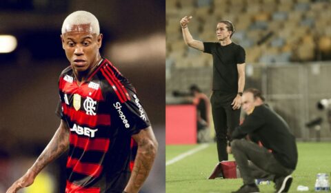 Filipe Luís define futuro de joia antes de jogo do Flamengo x Barcelona