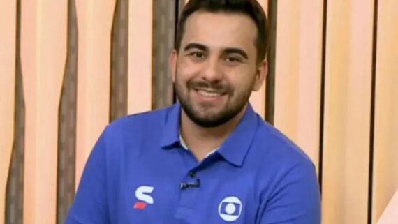 Vinicius Rodrigues, narrador do Sportv (foto: Reprodução/SporTV)