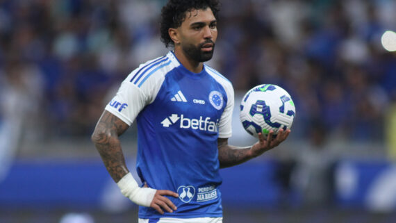 Gabigol, atacante do Cruzeiro (foto: Edesio Ferreira/EM/D.A. Press)