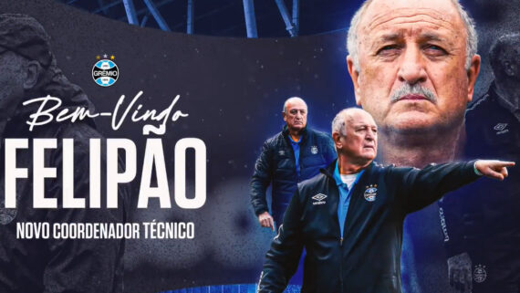 Felipão está de volta ao Grêmio (foto: Reprodução)