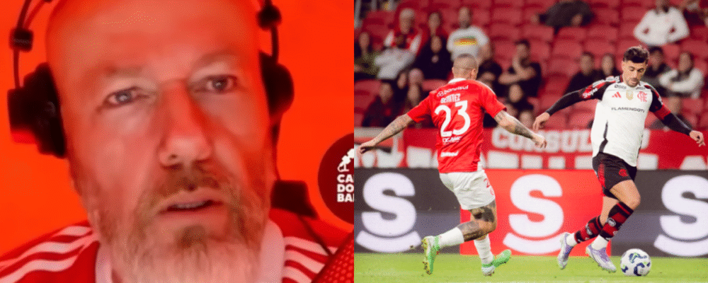 Influenciador do Internacional surta com derrota para o Flamengo: “São burros?”