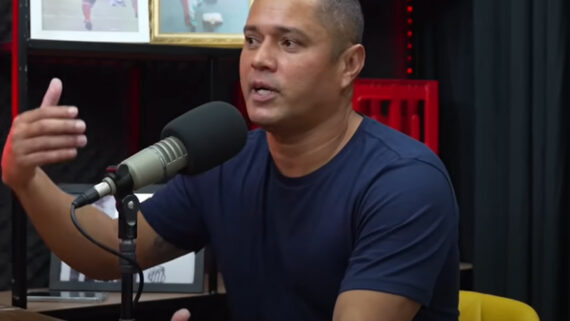 Marcelo Ramos, ídolo do Cruzeiro, em entrevista ao Charla Podcast (foto: Reprodução/Charla Podcast)
