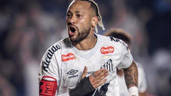 Neymar, meia-atacante do Santos (foto: Divulgação/Santos)