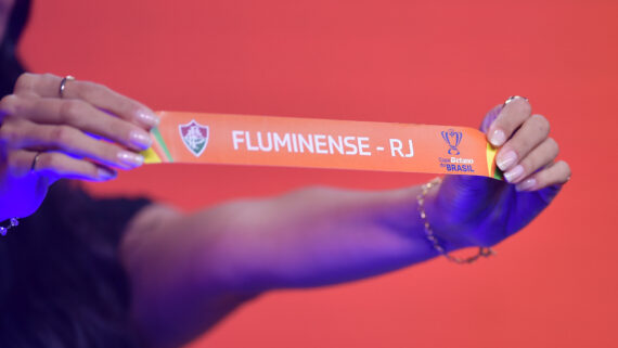 Fluminense no sorteio da Copa do Brasil (foto: Staff Images/CBF)