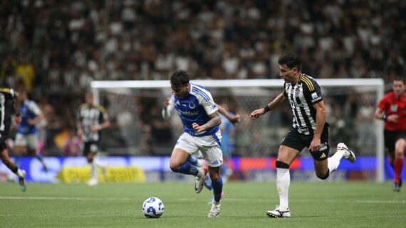 Cruzeiro venceu o Atlético na Arena MRV na ida das quartas da Copa do Brasil (foto: Edesio Ferreira/EM/D.A Press)