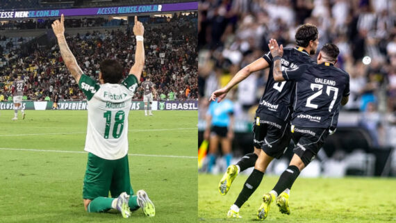 Palmeiras, de Maurício, e Ceará, de Pedro Raul e Galeano, se preparam para duelo na Série A (foto: Divulgação/Palmeiras e Ceará)
