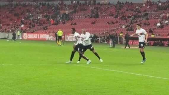 Tricolor venceu e subiu para a oitava colocação (foto: Reprodução)