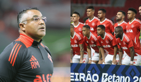 Técnico do Internacional cobra desânimo do time em jogo contra o Flamengo