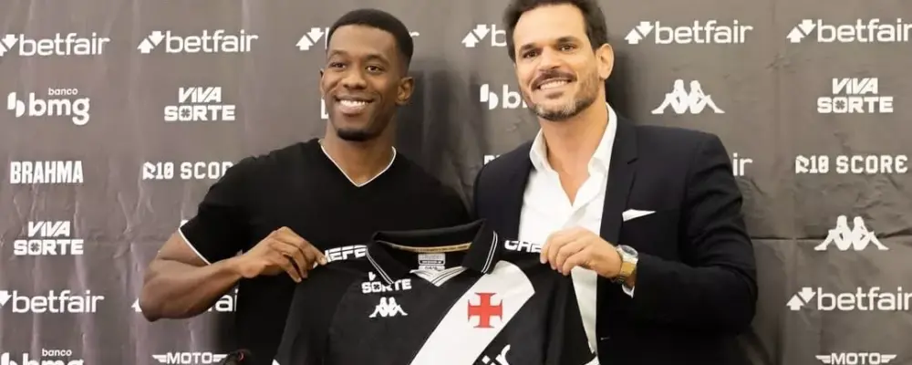 Vasco apresenta os reforços Matheus França e Carlos Cuesta