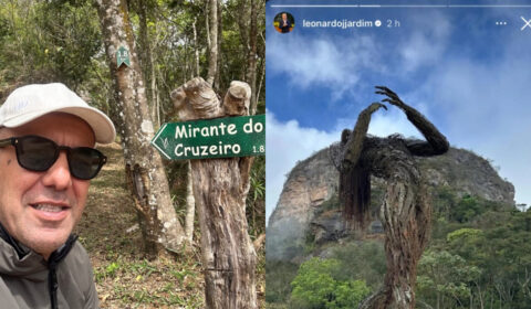Jardim viaja 300km para conhecer Mirante do Cruzeiro no interior de Minas