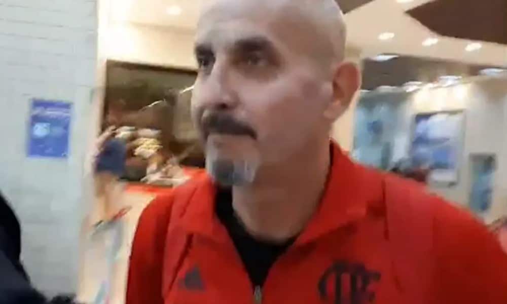 Pablo Fernandez, do Flamengo - (foto: Reprodução de vídeo)