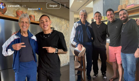 Reforço do Cruzeiro se emociona ao conhecer Piazza: ‘Lenda’