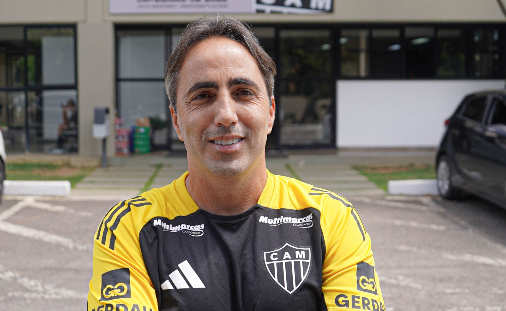 Leandro Zago, treinador do sub-20 do Atlético - (foto: Fabio Pinel/Atlético) Leandro Zago, treinador do sub-20 do Atlético - (foto: Fabio Pinel/Atlético)