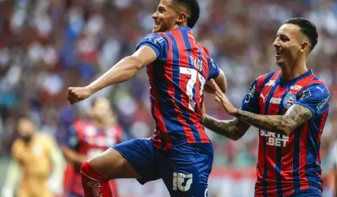Atacante do Bahia celebra artilharia e título na Copa do Nordeste: “Muito trabalho”