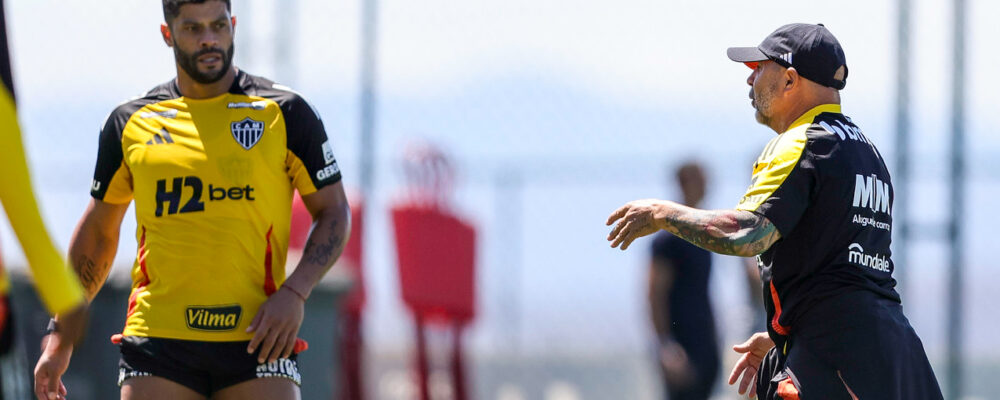 Sampaoli elogia Hulk e explica como pretende recuperar melhor nível do ídolo do Atlético