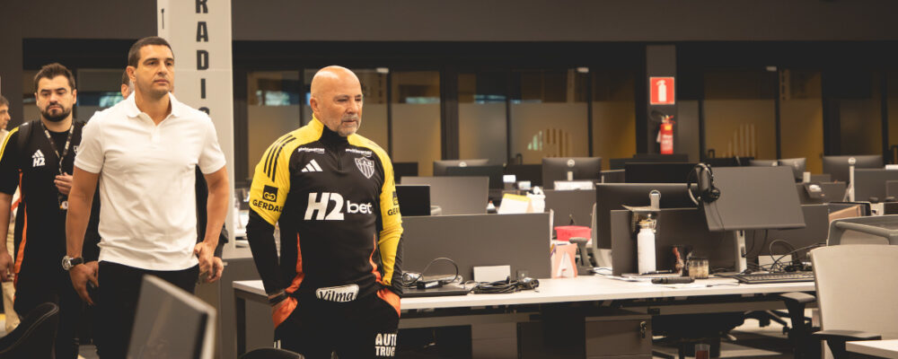 Sampaoli se diz surpreso com Arena MRV, do Atlético: ‘Compete com qualquer estádio’