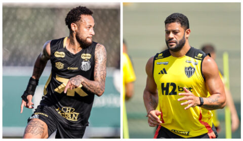 Hulk x Neymar: quem tem melhor média de gols antes de Atlético x Santos?