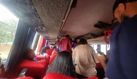 Cruzeiro: ônibus estraga, e torcedores vivem ‘aventura’ a caminho de SP