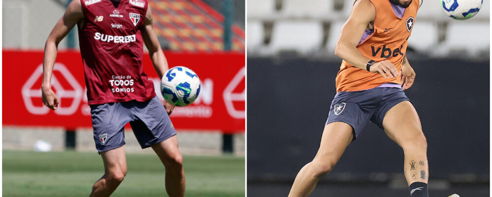 São Paulo x Botafogo: onde assistir, horário e escalações pelo Brasileiro