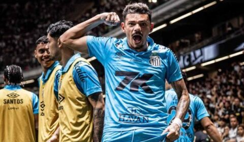 O desabafo de Tiquinho Soares, do Santos, ao quebrar marca diante do Atlético