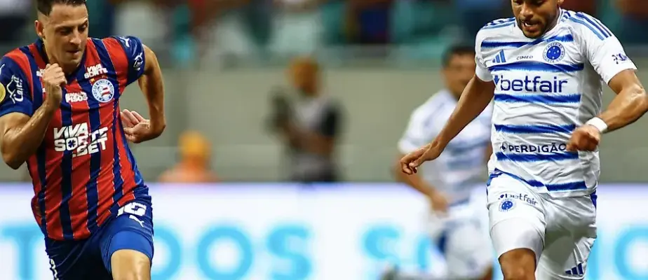 Bahia 1 x 2 Cruzeiro – Gabigol decide e Raposa é vice-líder do Brasileirão