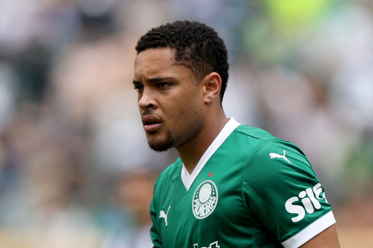 Vitor Roque, atacante do Palmeiras - (foto: FRANCOIS NEL/AFP)