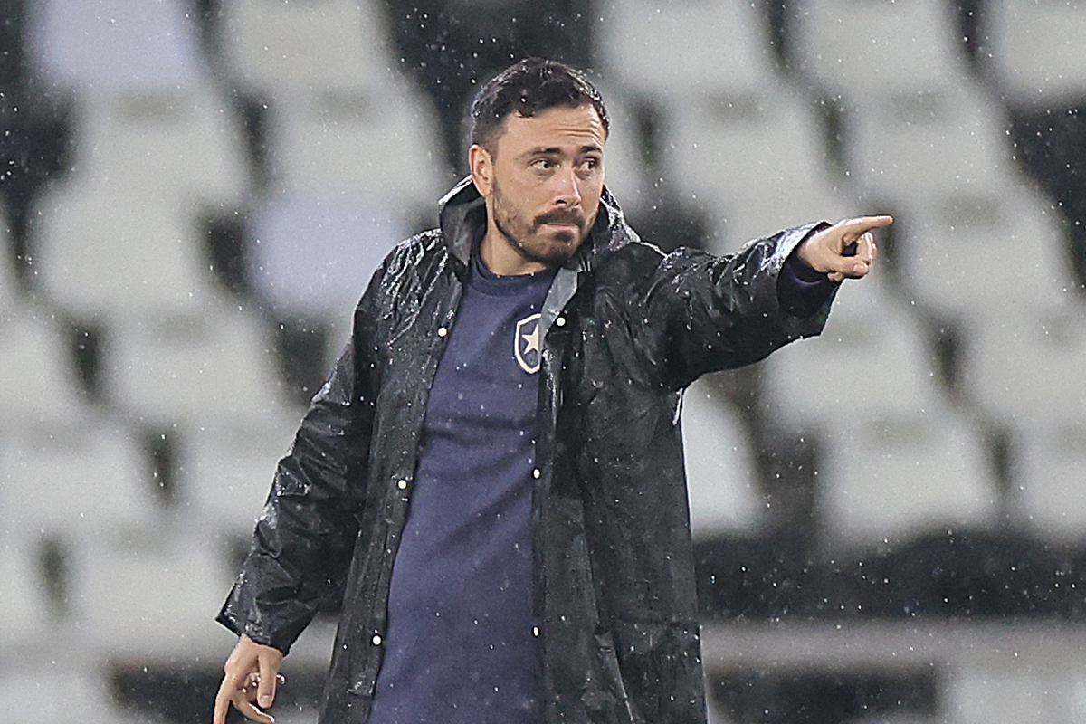 Davide Ancelotti, técnico do Botafogo - (foto: Vítor Silva/Botafogo)