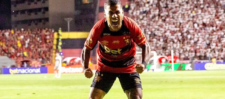 Cria do América faz golaço e abre placar para Sport contra Corinthians