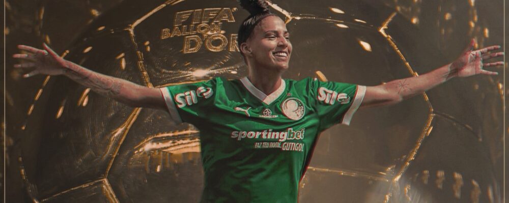 Amanda Gutierres celebra colocação na Bola de Ouro e agradece ao Palmeiras