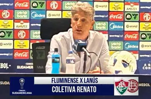 Renato Gaúcho surpreende e deixa o comando do Fluminense