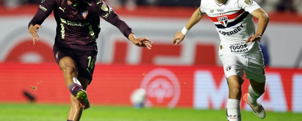 São Paulo volta a perder para a LDU e é eliminado da Libertadores