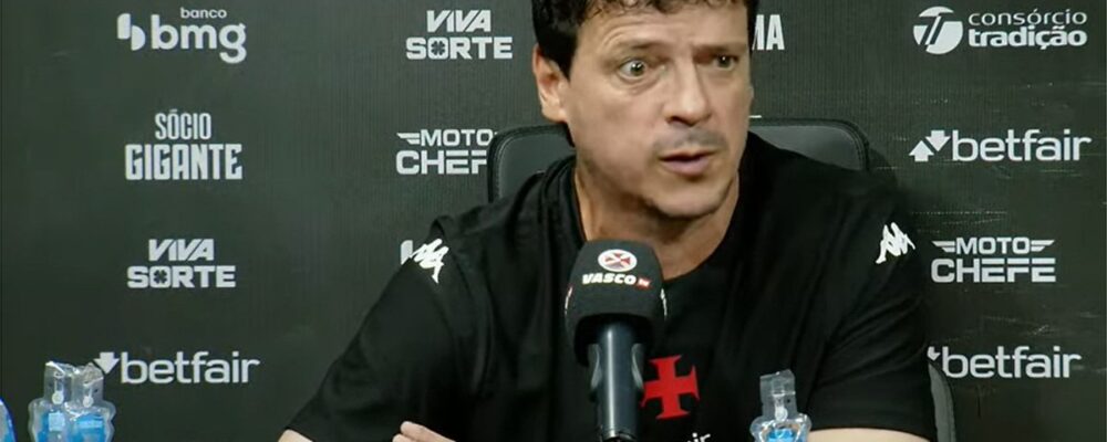 Diniz analisa vitória do Vasco: ‘Não teve expectativa de gol para o Cruzeiro’