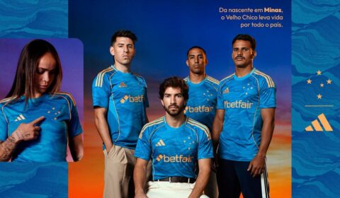 Cruzeiro define data de estreia da terceira camisa