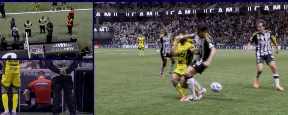 Alonso acerta cotovelada em Danielzinho e é expulso em Atlético x Mirassol